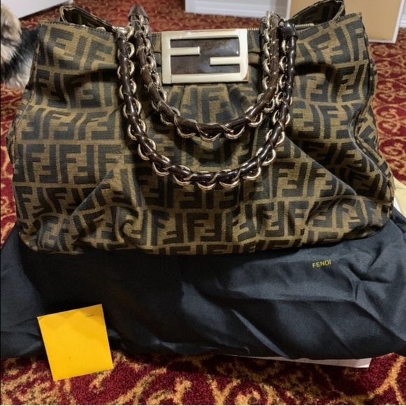 Fendi Zucca print shoulder bag - Picture 2 of 16